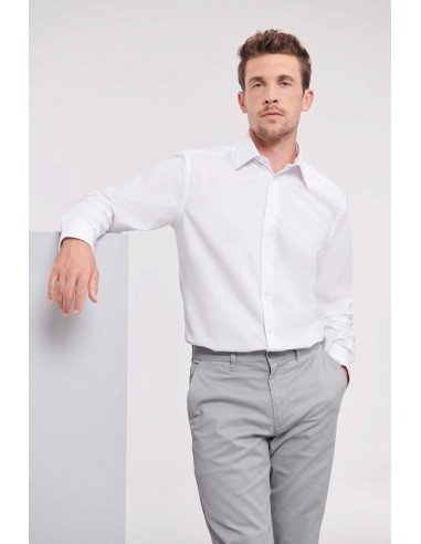 RU922M - Chemise homme Oxford cintrée...